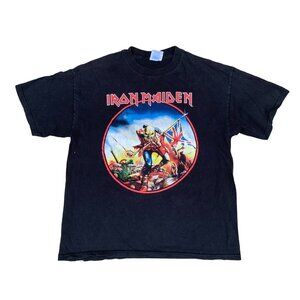 VINTAGE 2002 Iron Maiden 'The Trooper' T Shirt Large